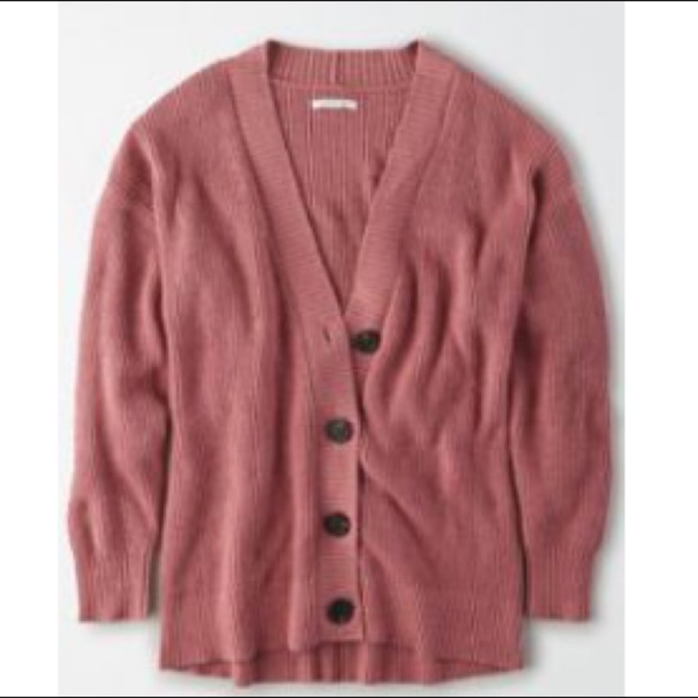 AE oversized button front cardigan